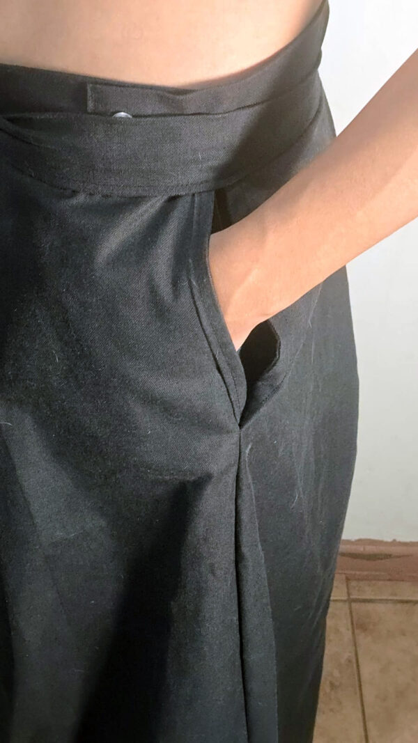 symmetric hakama 6 pleats