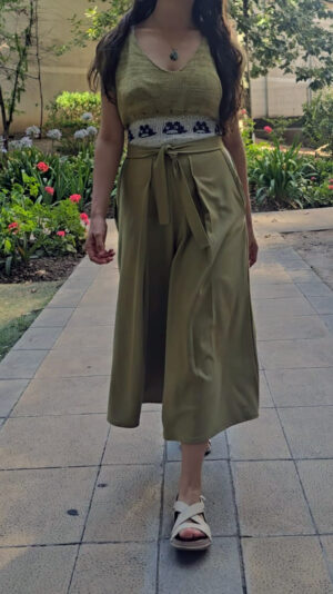 symmetric hakama 4 pleats