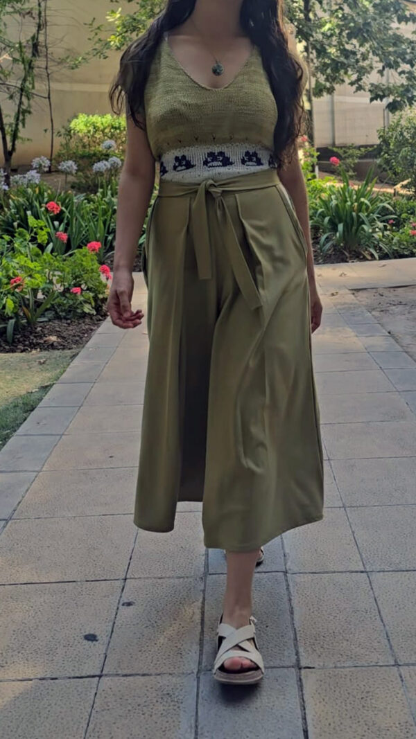 symmetric hakama 4 pleats