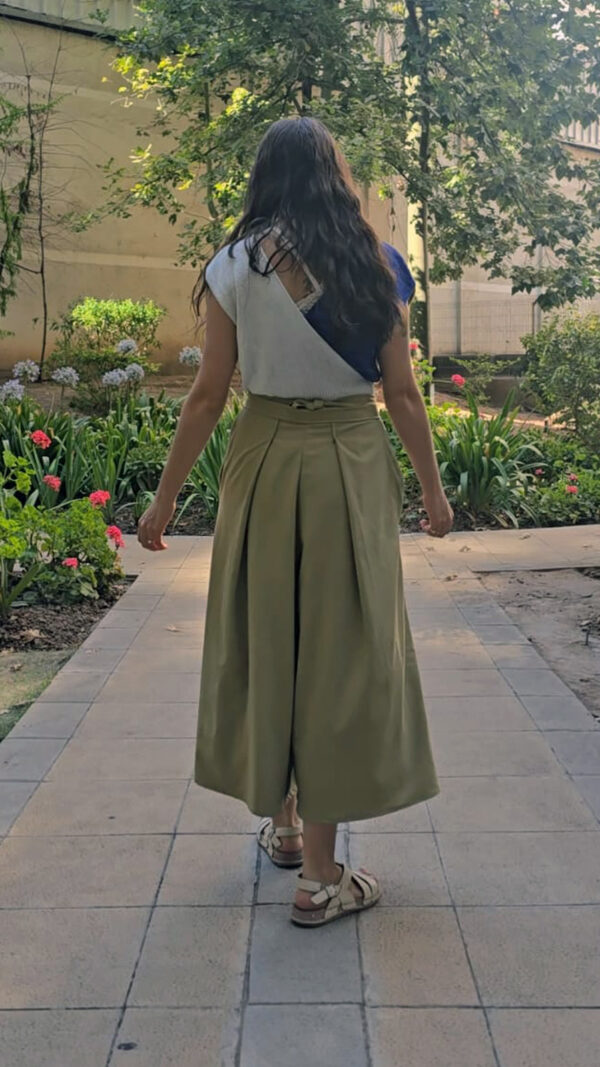 symmetric hakama 4 pleats