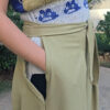 symmetric hakama 4 pleats