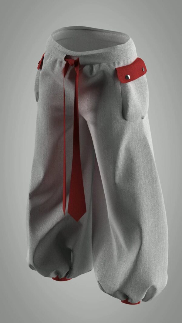 "harem high" pants