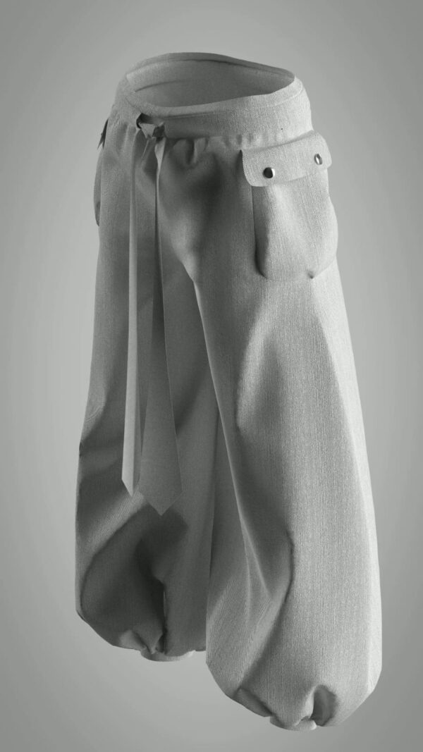 "harem high" pants