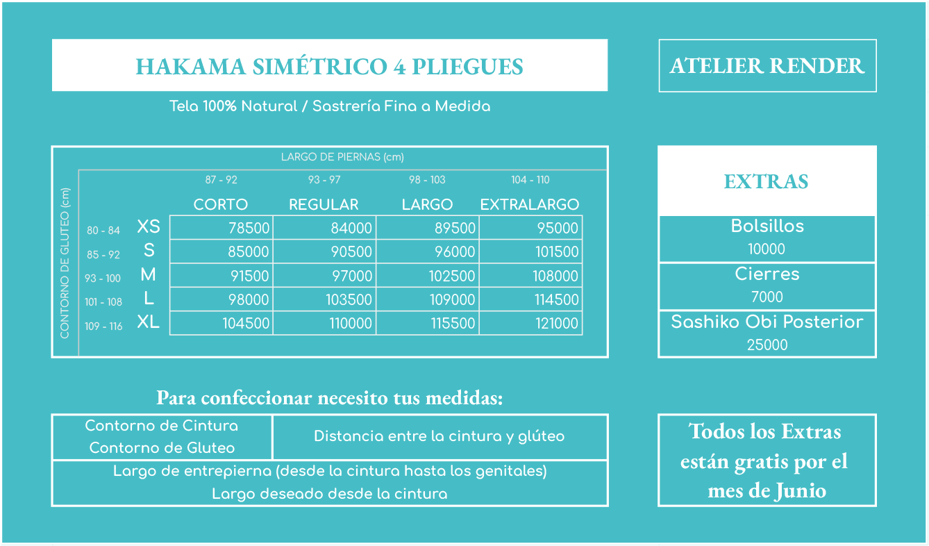Symmetric Hakama - 4 Pleats symmetric hakama 4 pleats